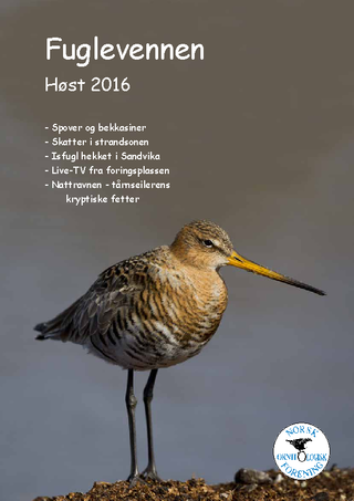 Forsiden til Fuglevennen høst 2016